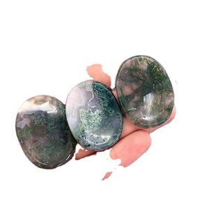 Vente en gros Agate mousse naturelle personnalisée Pierre d'inquiétude Cristaux de méditation Reiki pour le Feng Shui Cristaux de guérison d'amour pour le Reiki - Product Image 1