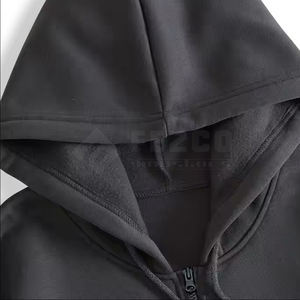 Meilleure vente nouveau design Rhinestone Distressed Hoodie 100% coton hommes hiver personnalisable haut-bas quantité minimale de commande - Product Image 3