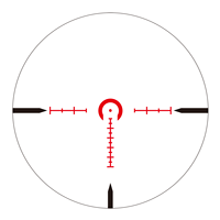 Lunette de tir Red Win Torero 1-6X24 FFP LPVO 30mm. Lunette de chasse Monotube 6 niveaux d'éclairage rouge IPX6