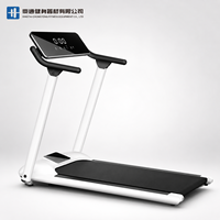 Tapis de course électrique compact en gros avec écran LED, machine de marche pour la maison, équipement de fitness, OEM disponible