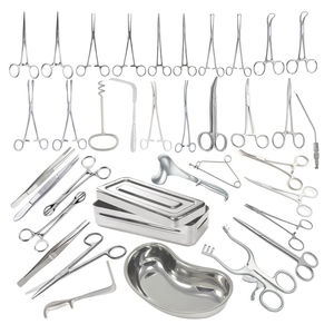 Juego de laparotomía básica de 83 piezas de instrumentos quirúrgicos Juego de cirugía abdominal Juego quirúrgico de alta calidad - Product Image 1