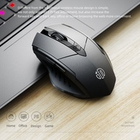PM6 Mouse Nirkabel Tiga Mode Ergonomis 6-Tombol Sensor Optik Isi Ulang Senyap untuk Kantor, Gaming, dan Komputer Mobile