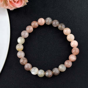 Pulsera de Cristal de Piedra Lunar Natural para la Intuición y el Equilibrio Emocional, Joyería de Piedras Preciosas Curativas - Product Image 4