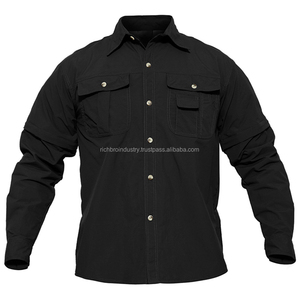 Camisas de Vestir de Manga Larga para Hombre, Tallas Grandes, Casuales, Ecológicas, Transpirables, Mezcla de Poliéster/Algodón, al por Mayor - Product Image 2