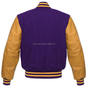 Veste de baseball unisexe, veste de sport décontractée, veste de sport d'hiver pour homme, véritable laine de vache, écologique, imperméable, grande taille - Product Image 6