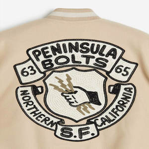 Veste universitaire personnalisée OEM veste universitaire Letterman de baseball pour hommes broderie Logos veste respirante pour hommes - Product Image 5