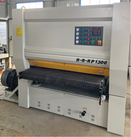 Machine de ponçage, de meulage et de polissage à bande large automatique pour surfaces en bois MDF, à vendre, ponceuse à bande large robuste