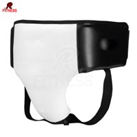 Équipement d'entraînement sportif durable avec logo personnalisé en PU, protège-abdomen et protège-guêtres pour adultes, idéal pour le kick-boxing et le taekwondo