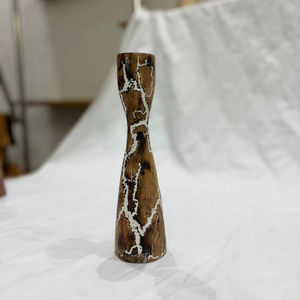 Handmade High Quality Mango Wood <b>Candle</b> Stand for Weddings and Christmas Decoration Bulk Sale Wholesale Oval <b>Shape</b> - Product Image 1