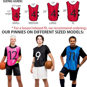 Custom Sublimated <b>Bibs</b> with Breathable and Sustainable Fabric for Football Practice, Perfect Soccer <b>Bibs</b> for Men and Women - Product Image 6