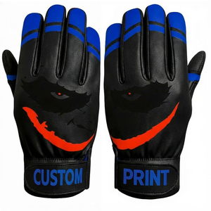 Guantes de Béisbol y Sóftbol de Grado Profesional al por Mayor, Palma de Cuero Liso, Repelente al Agua, Cierre Seguro, Duraderos, Diseño Personalizado, Opciones de Color - Product Image 1