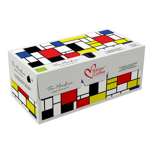 20 capsules de café italien Mondrian Ristretto bio en aluminium compatibles avec Nespresso* - Product Image 1