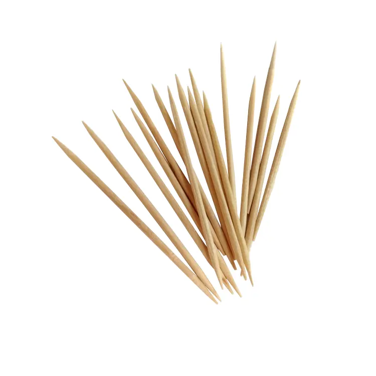 ECO-FRIENDLY & DISPOSABLE Toothpick made from sustainably sourced wood crafted with a smooth