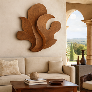 Escultura de Pared de Madera Hecha a Mano, Diseño Art Deco, Ecológica, Forma Redonda, Decoración para Bodas, Diwali, Hogar, Sala de Estar, Muebles - Product Image 2