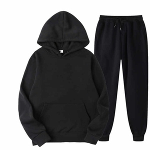 PASUXI-Conjunto de chándal con logotipo personalizado para hombre, venta al por mayor, ropa deportiva de marca privada para hombre, sudaderas con capucha, trajes para correr, conjunto de chándales de 2 piezas - Product Image 6