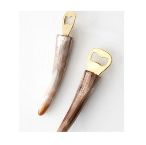 Abridor de botellas estilo cuerno, Juego de 2 botellas opnere con diseño y calidad antiguos para bares y restaurantes a precios muy bajos - Product Image 1