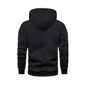 Sudadera con capucha informal con estampado de estrellas para hombre Jersey de invierno de mezcla de poliéster a la moda con cuello con capucha de bolsillo canguro cómodo - Product Image 2