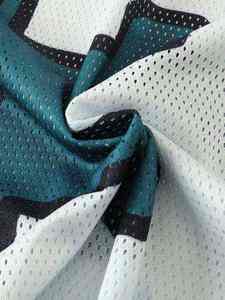 Maillots de football rétro surdimensionnés à col en V de haute qualité, personnalisés, en maille respirante, coupe courte, taille américaine, maillot de football - Product Image 5