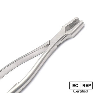 Instrumento médico ortopédico profesional, fórceps de sujeción de hueso de acero inoxidable curvo, precio de fuente Manual - Product Image 2