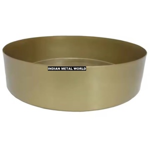 Bol de service décoratif attrayant pour la maison bol en métal de forme ronde polie de haute qualité pour les mariages bonbons au chocolat à bon prix - Product Image 5