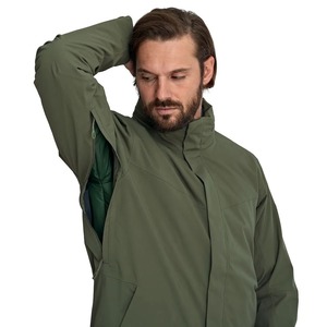 High Quality Custom Logo Softshell <b>Jacket</b> for <b>Men</b> High Street Style Reversible Eco-Friendly Waterproof Winter Outdoor Canvas - Product Image 6