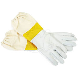 ถุงมือป้องกันมือและแขนถุงมือเพื่อความปลอดภัยถุงมือเลี้ยงผึ้งหนังแท้ - Product Image 5