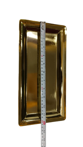 Bandeja de Metal con Acabado Antiguo Oval ShapeBowl Elegante Art Deco Para Comida Y Vino Sirviendo Boda Ramadán Ocasiones - Product Image 4