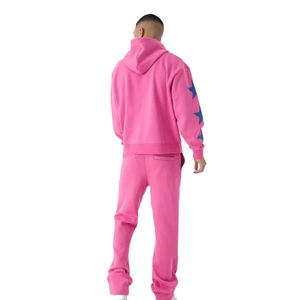 Trendy Mens Oversized Tracksuit Custom Logo Available Two Piece <b>Hoodie</b> and Jogger Set Wholesale Sportswear Fashion 2025 - Product Image 5