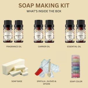 Kit de fabrication de savon artisanal au beurre de karité - Savon hydratant anti-acné pour bébés avec le fruit comme ingrédient principal - Product Image 3