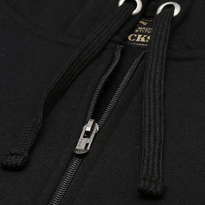 Ensemble de survêtement athlétique deux pièces pour homme en coton personnalisé avec fermeture éclair, sweat-shirt et pantalon de jogging, idéal pour la gym, l'entraînement et la course à pied, option OEM - Product Image 6