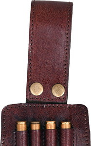 Cinturón de Caza de Cuero Vacuno, Porta Cartuchos de Pierna con 6x Aumentos para Caza - Product Image 4