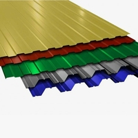 Tôles ondulées galvanisées pré-revêtuées pour toiture G450 G550 DX51D DX52D, résistantes à la corrosion, tuiles en acier coloré, tôles ondulées