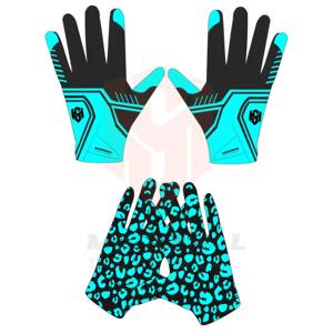 Gants de football américain les plus vendus, durables, avec logo personnalisé, antidérapants, adhérence collante, doigts entiers, sangle de poignet réglable - Product Image 3