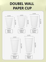 Gobelet à café en papier noir personnalisé avec couvercle, gobelets jetables pour boissons chaudes à emporter pour café, double paroi isolée, impression de logo disponible