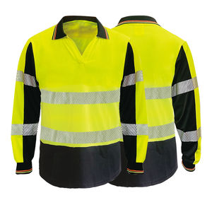 Camisa de Seguridad Reflectante de Alta Visibilidad con Mangas Largas, Unisex, de Poliéster, Personalizada, para Uso en Exteriores, Suministro OEM - Product Image 4