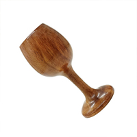 Verre à boire en bois naturel fait main de qualité supérieure, design moderne, bordure médiévale, design personnalisable, décoration d'intérieur, aspect attrayant