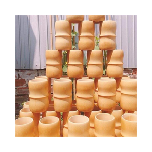 Tasse en bambou naturel avec/sans poignées, non toxique, artisanale, écologique, de haute qualité, style classique, cadeau d'affaires - Product Image 2