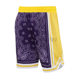 Tendance Respirant athlétique gym Séchage rapide 100% polyester 5 pouces vêtements actifs personnalisé Hommes Sublimation logo Mesh Shorts respirant - Product Image 3