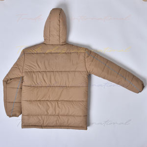 Chaqueta de hombre de nuevo estilo, chaqueta acolchada ligera personalizada, holgada, de gran tamaño, con capucha, con cremallera pesada, chaqueta acolchada a prueba de viento - Product Image 4