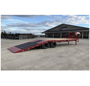 À vendre : Remorque à plateau inclinable à chargement par gravité, avec essieux de 7000 lb, châssis robuste et plancher en bois traité. - Product Image 2