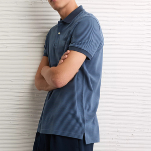 Chemises polo pour hommes Coupe ajustée Piqué Personnalisé Manches courtes T-shirt de qualité supérieure Jersey Casual Uni Chemises polo pour hommes OEM - Product Image 3