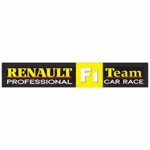 Autocollant en vinyle 3D Renault F1 imprimé UV, logo de l'équipe de course, étiquette pour la décoration de voiture, chef-d'œuvre - Product Image 3