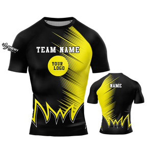 Chemises de compression imprimées par sublimation personnalisée Surfant Mma Rash Guard Unisex Rash Guard - Product Image 3