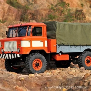 รถบังคับวิทยุ CROSSRC <span class=keywords><strong>GC4</strong></span> ขนาด 1/12 รุ่น GAZ-66 รถบรรทุกตีนตะขาบของรัสเซีย ชุดประกอบพร้อมเกียร์ 2 สปีด ระบบกันสะเทือนแบบแหนบ ตัวถังแข็งแรง ขับเคลื่อน 4 ล้อ - Product Image 3