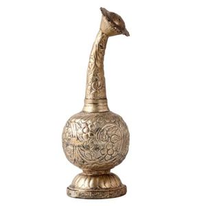 Esculturas Artesanales Indias de Plata y Cobre Dorado, Porta Attardani o Porta Fragancias, Figuritas Decorativas para el Hogar, Artículos de Regalo SND-975 - Product Image 2