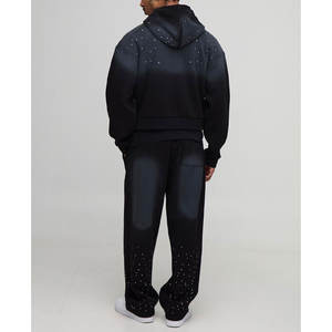 Pantalones de chándal holgados de lana de algodón de gran tamaño para hombre de invierno para ropa informal - Product Image 2