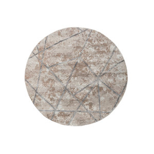 Alfombra Kavi Gris y Negra, Tejida a Mano con Lana, Bambú y Seda, Diseño Teoría del Caos, Geométrica, Boho, para el Hogar, Pasillo, Modelo Rectangular Esk-414 - Product Image 1