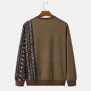 เสื้อสเวตเชิ้ตผ้าฟลีซผสมคอตตอนและโพลีเอสเตอร์ ทรงปกติ คอทรงโอ สีพื้น สำหรับผู้ชาย เหมาะสำหรับฤดูหนาว - Product Image 2