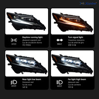 Kit de Actualización de Faros Delanteros de Tres Ojos Plug and Play para Lexus ES XV60 2015-2017, de Modelo Antiguo a Nuevo, con Luz Direccional Secuencial, Reemplazo de Ajuste Directo