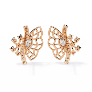 Pendientes Brillantes de Oro de 18K con Diamante Cultivado en Laboratorio, Pendientes de Diamantes Premium - Product Image 6